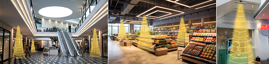 定向音響在商業場景的應用示例