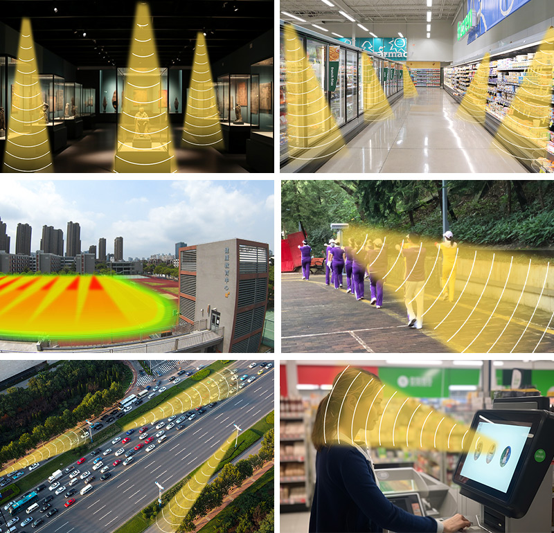 定向廣播系統，多場景應用