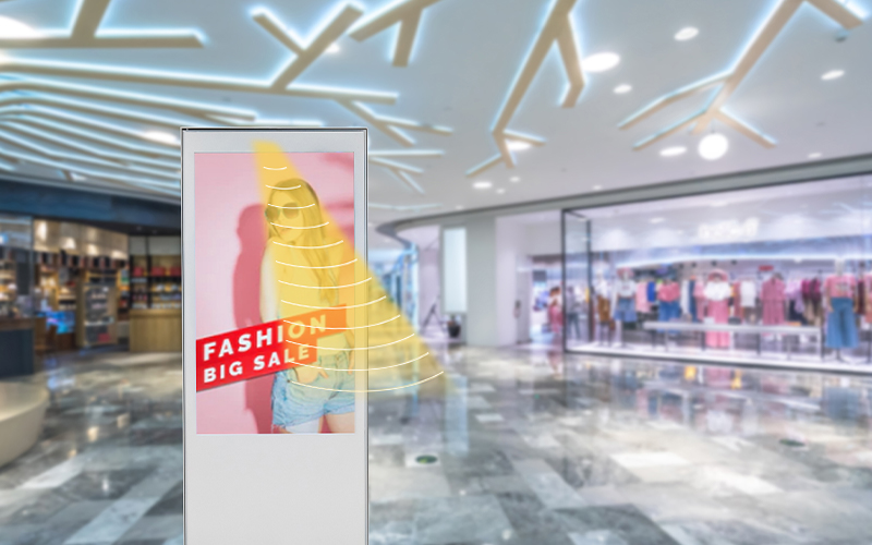 數字標牌集成定向揚聲器