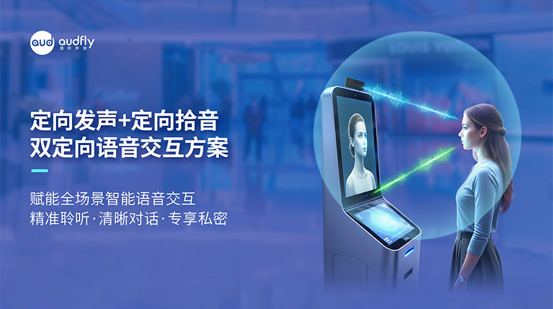 清聽聲學定向發(fā)聲+定向拾音，雙定向語音交互方案